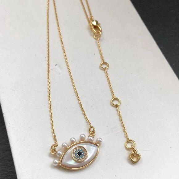 Kate Spade Evil Eye Pendant Necklace - Picture 5 of 6